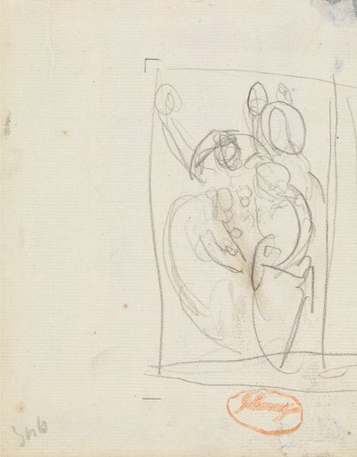 Figurenkompositionsstudie 9 von George Romney